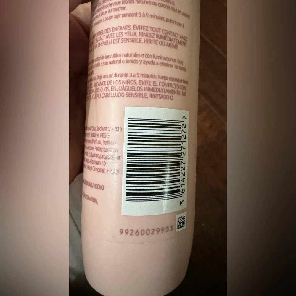 New Wella Blonde Recharge Cool Blondes Shampoo 10.1oz